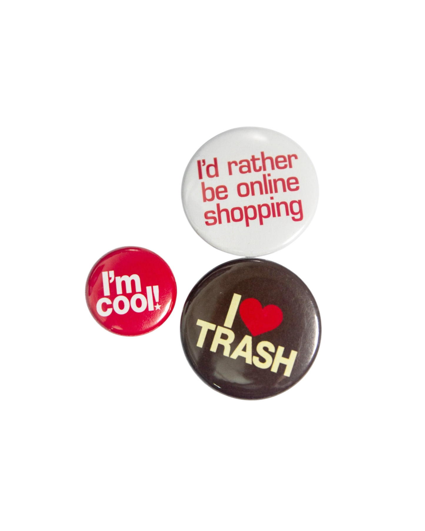 I'D RATHER BE ONLINE SHOPPING PIN