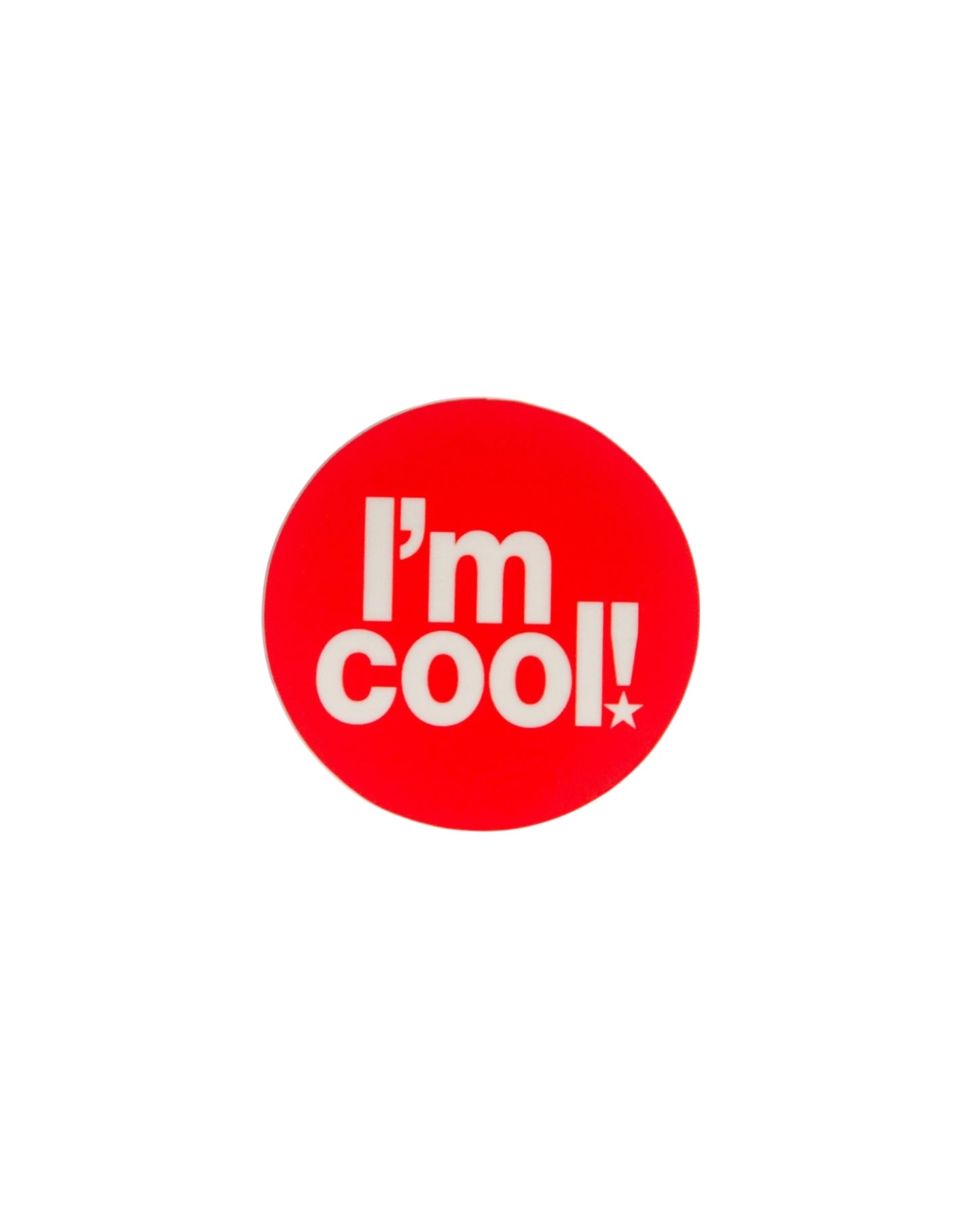 I'M COOL! STICKER