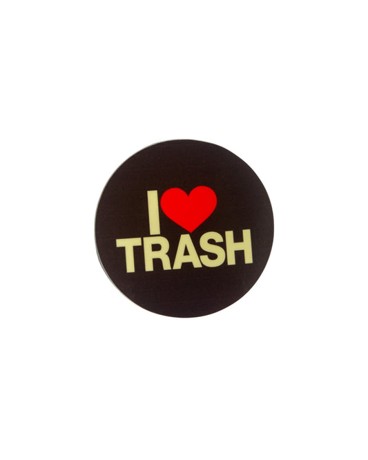 I LOVE TRASH STICKER